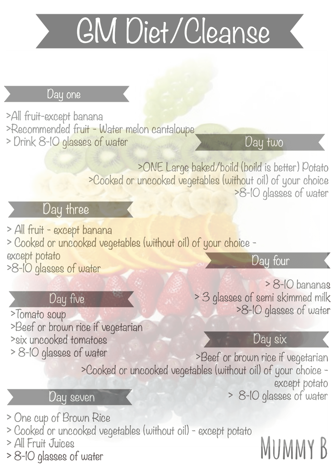 GM Diet/Cleanse // Day Two