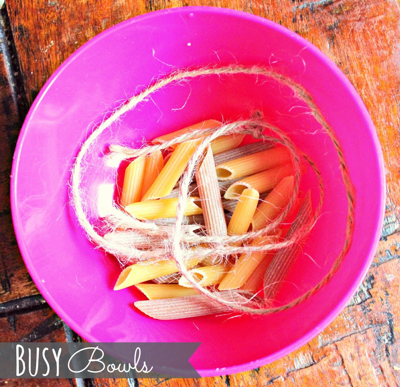 A Busy Bowl Activity