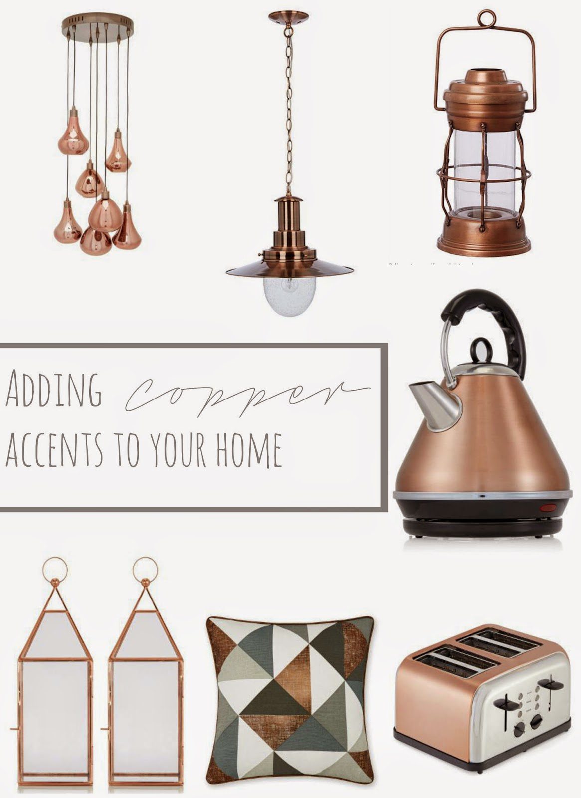 Adding copper accents to your home