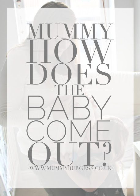 “Mummy, How Does The Baby Come Out?”