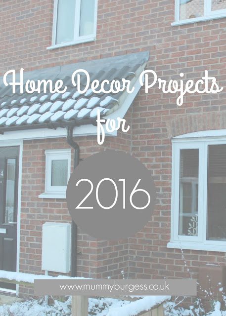 Home Decor Projects for 2016