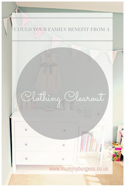 Could your family benefit from a clothing clearout?