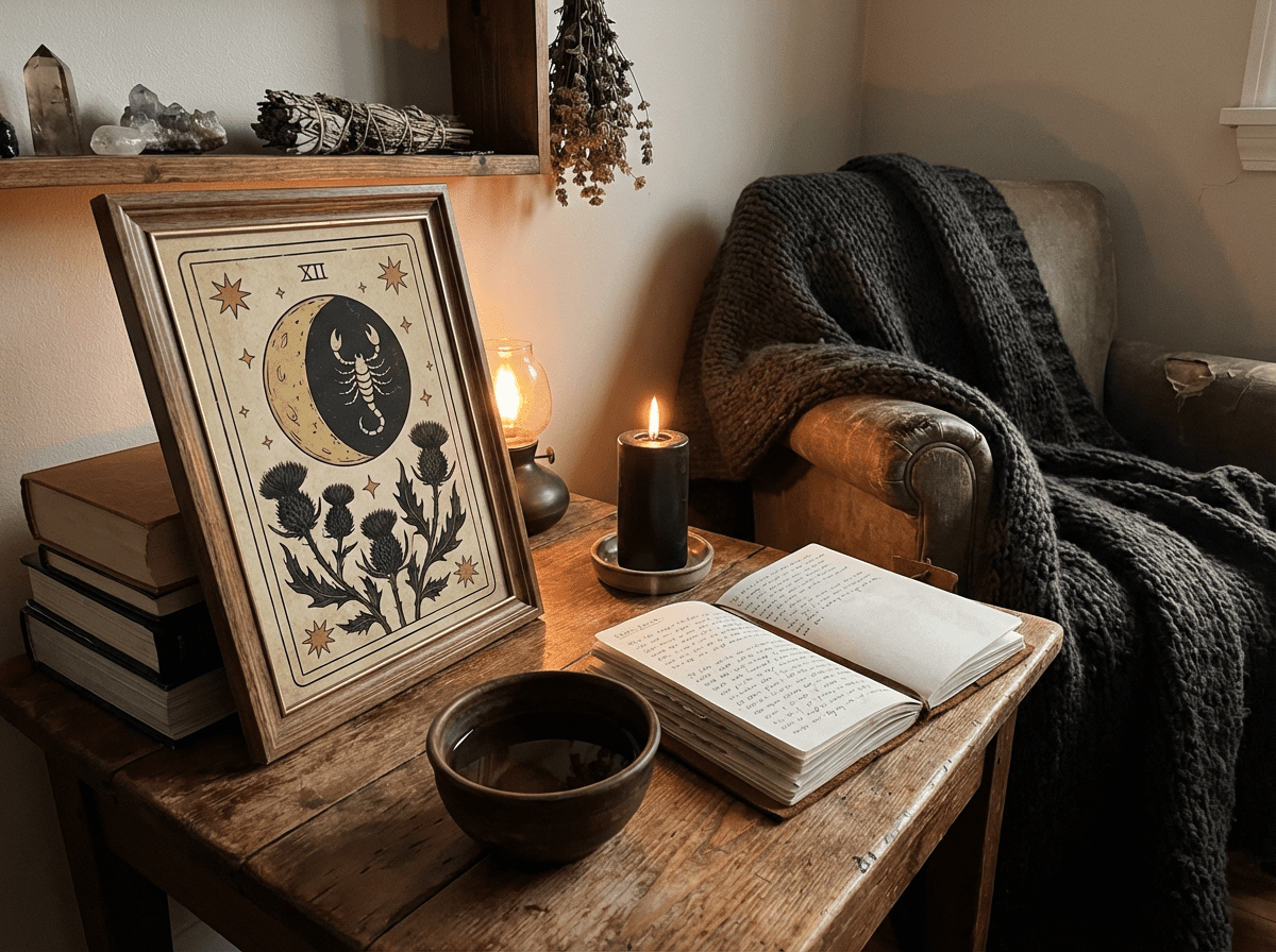 Letting Go with the Last Quarter Moon in Scorpio: Deep Release & Renewal for Mums