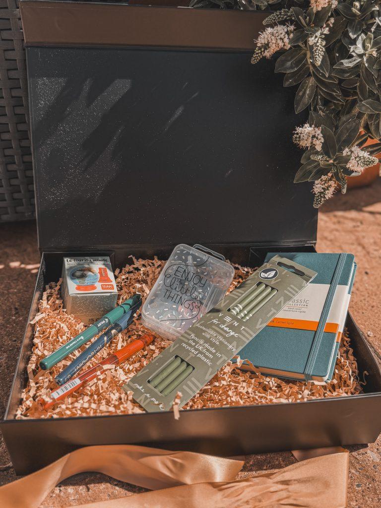 Pen Heaven Student Hamper with notebook, pens, pencils and stationery for secondary school